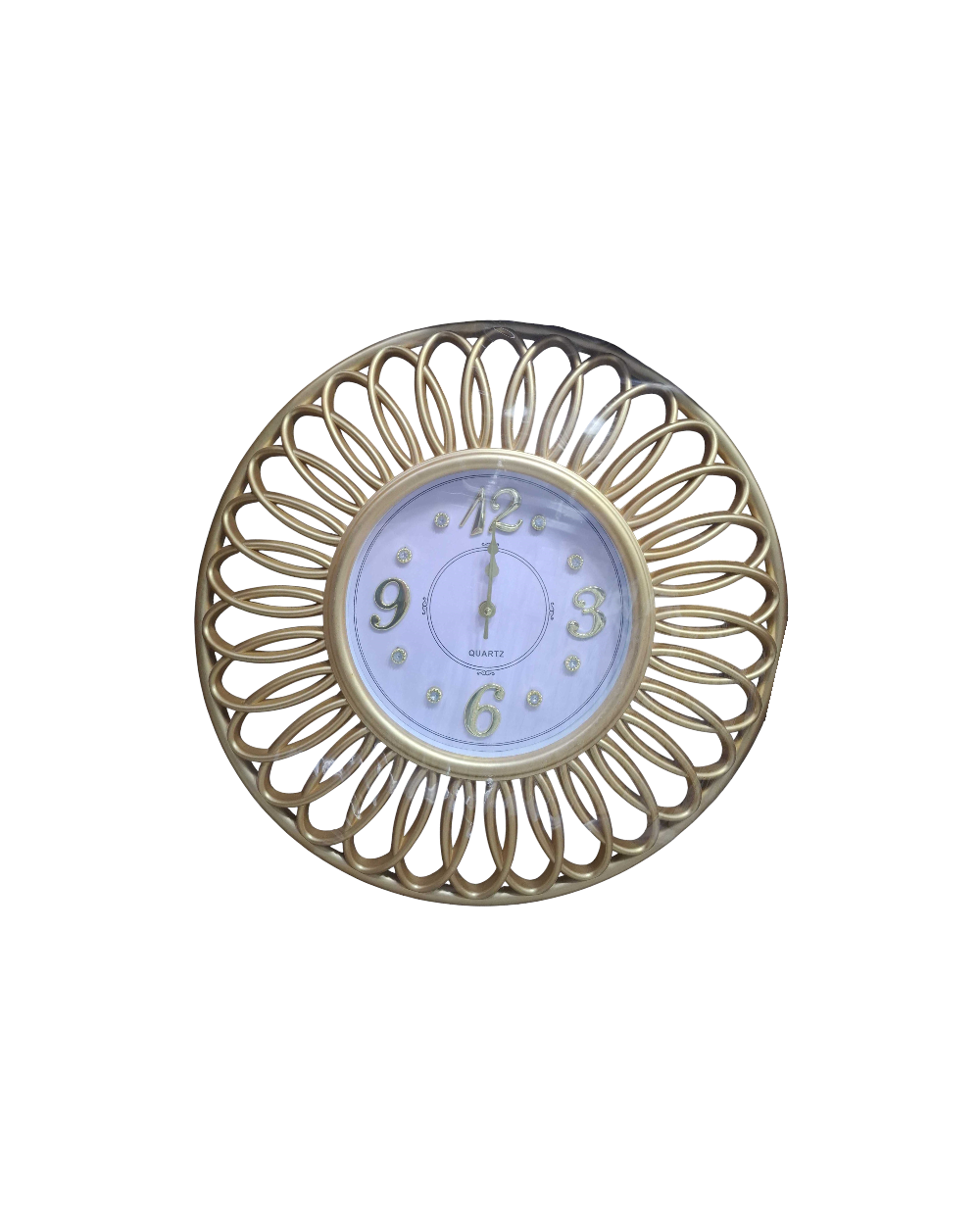 Ρολόι τοίχου - Vintage - CZK-869T - 368699 - Gold