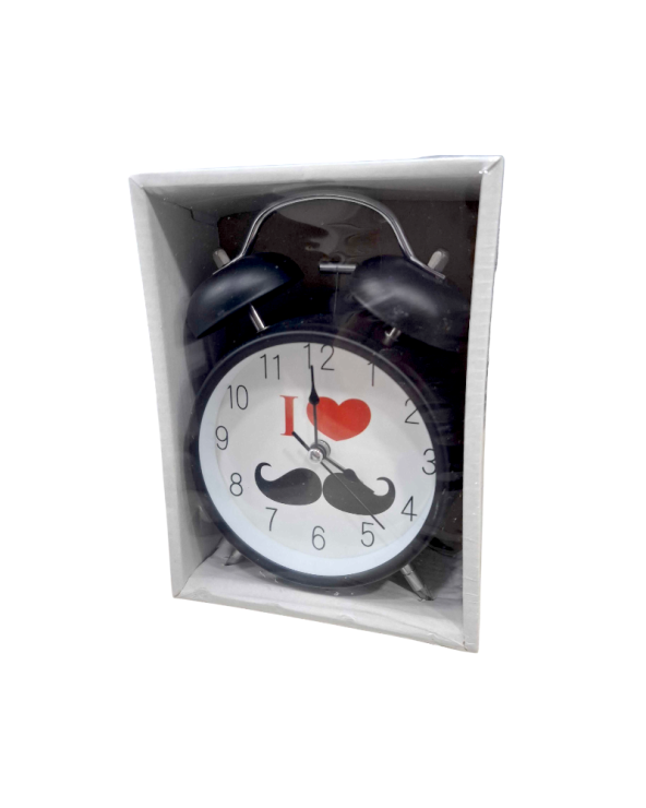 Επιτραπέζιο ρολόι - Ξυπνητήρι - 8806-9 - 880635 - Black