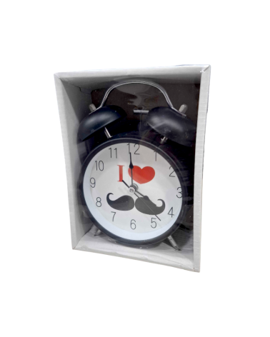 Επιτραπέζιο ρολόι - Ξυπνητήρι - 8806-9 - 880635 - Black