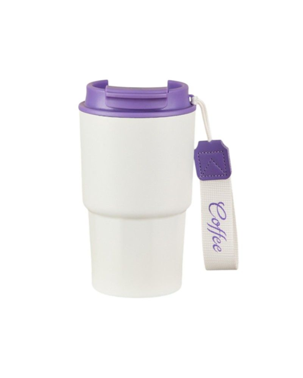 Φορητό παγούρι-θερμός με ψηφιακό θερμόμετρο - 500ml - 722382 - Purple