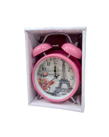 Επιτραπέζιο ρολόι - Ξυπνητήρι - 8806T-6 - 880669 - Pink