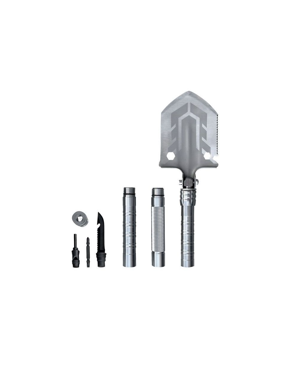 Επεκτεινόμενο πολυλειτουργικό φτυάρι επιβίωσης με εργαλεία - 109