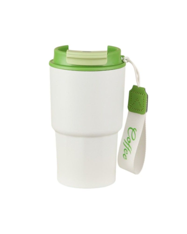 Φορητό παγούρι-θερμός με ψηφιακό θερμόμετρο - 500ml - 722382 - Green