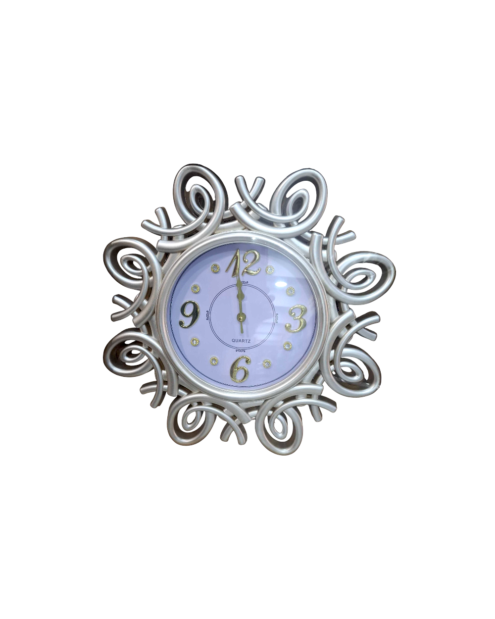 Ρολόι τοίχου Vintage - 862T - 008625 - Silver