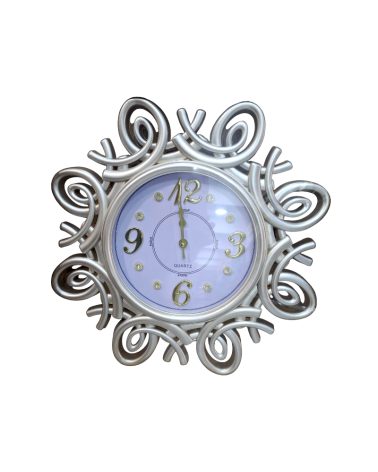 Ρολόι τοίχου Vintage - 862T - 008625 - Silver