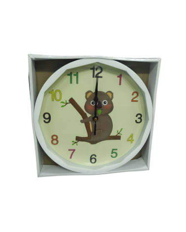 Παιδικό ρολόι τοίχου - XH-B2602 - 26cm - 126027 - White