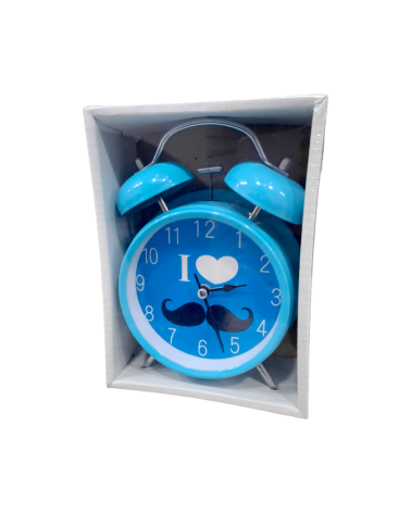 Επιτραπέζιο ρολόι - Ξυπνητήρι - 8806-9 - 880635 - Blue