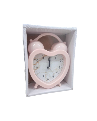 Επιτραπέζιο ρολόι – Ξυπνητήρι - 617D - 906175 - Pink