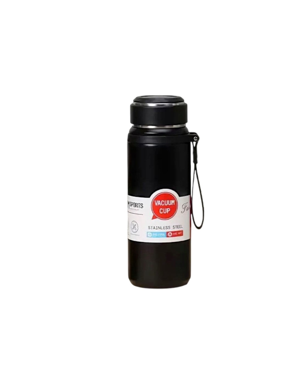 Φορητό παγούρι-θερμός - 800ml - 168442 - Black