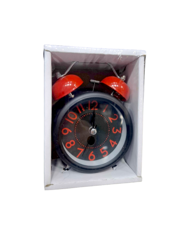 Επιτραπέζιο ρολόι - Ξυπνητήρι - 3301-10 - 301103 - Red
