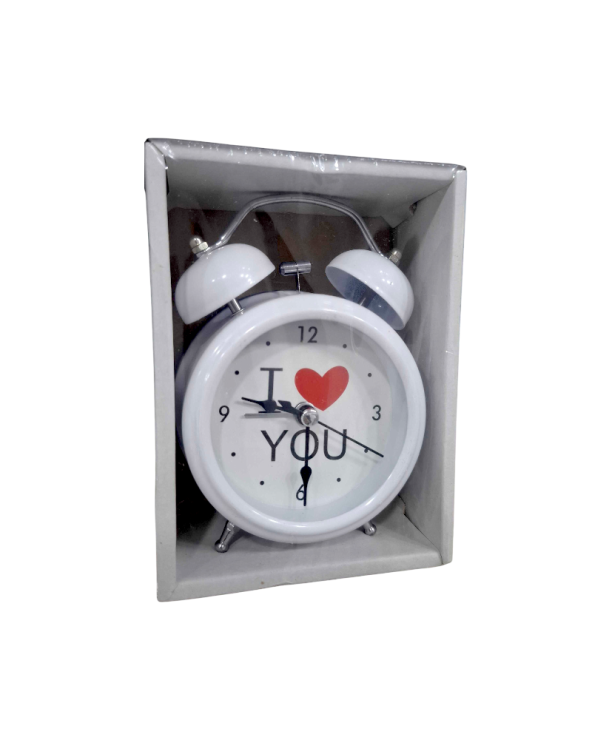 Επιτραπέζιο ρολόι - Ξυπνητήρι - 3301-13 - 330147 - White