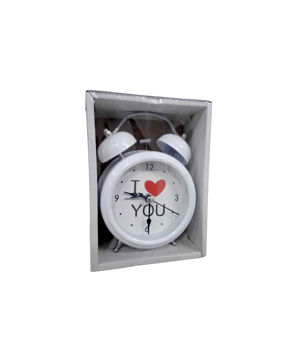 Επιτραπέζιο ρολόι - Ξυπνητήρι - 3301-13 - 330147 - White