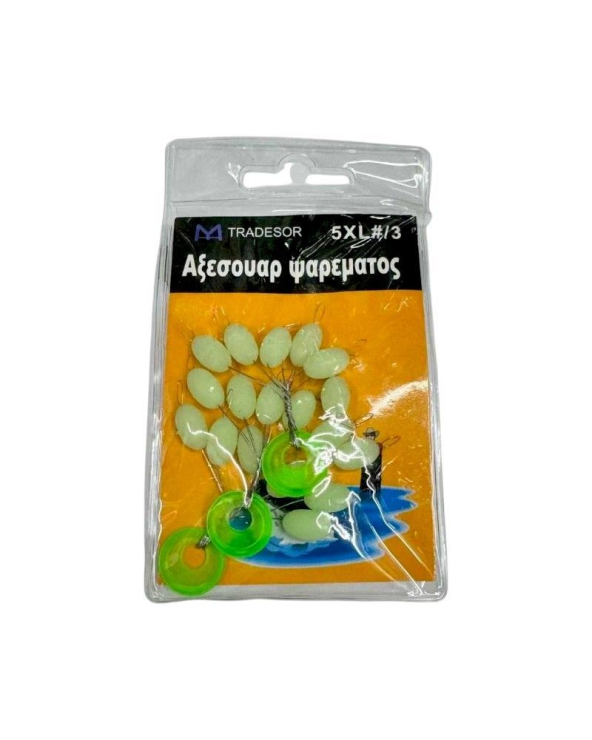 Στόπερ με φλοτέρ ανύψωσης πετονιάς φωσφορίζον - 5XL/3