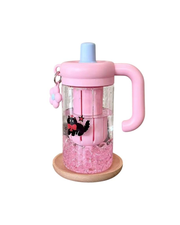 Φορητό παγούρι πλαστικό - 780ml - 616304 - Pink