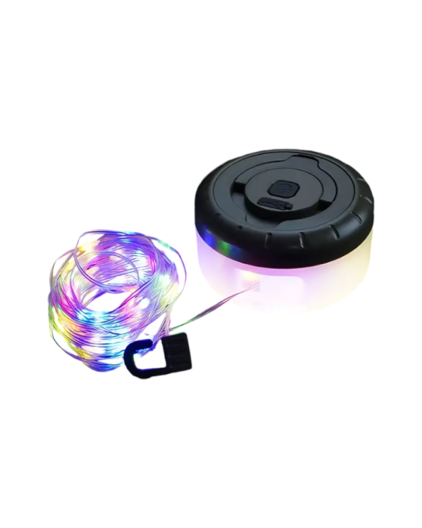 Επαναφορτιζόμενη λάμπα LED με γιρλάντα φωτισμού – String Light - YD2314 - 272543 - RGB