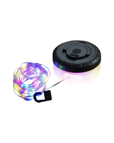 Επαναφορτιζόμενη λάμπα LED με γιρλάντα φωτισμού – String Light - YD2314 - 272543 - RGB