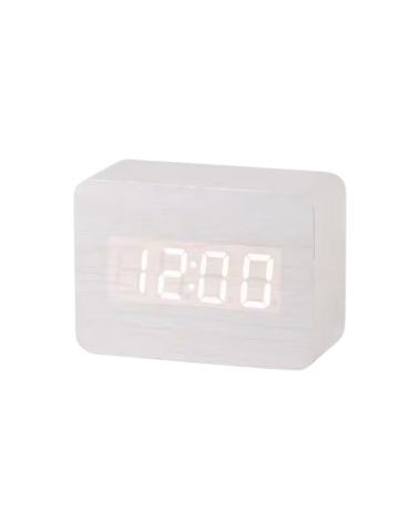 Ψηφιακό ρολόι - Ξυπνητήρι - ET009 - 909481 - White