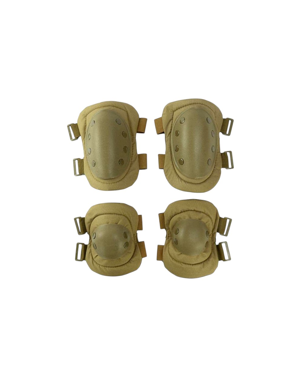 Σετ επιγονατίδες & επιαγκωνίδες - Tactical - 4pcs - 920075 - Beige