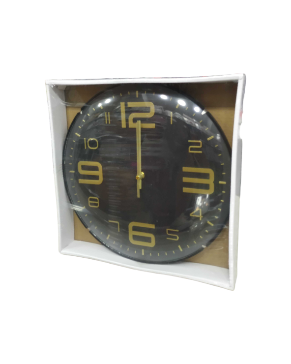 Ρολόι τοίχου - 733 - 130215 - Black/Gold