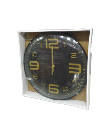Ρολόι τοίχου - 733 - 130215 - Black/Gold