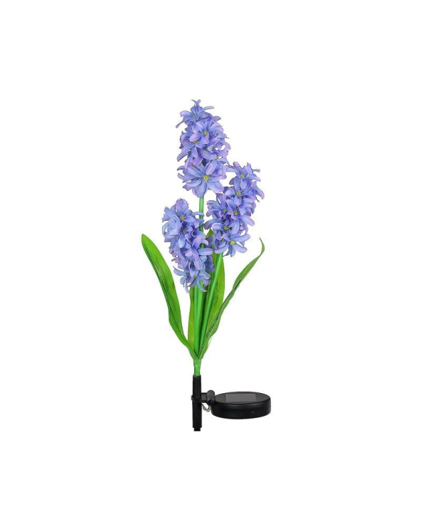 Φωτιζόμενα διακοσμητικά λουλούδια LED με ηλιακό πάνελ - 2pcs - 150326 - Purple