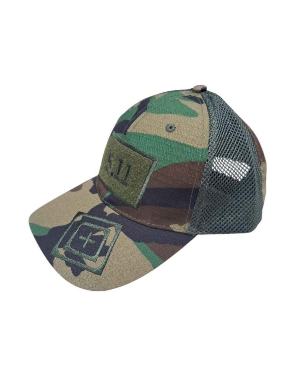 Ανδρικό καπέλο jockey στρατιωτικού τύπου - M01 - 270591 - Dark Army Green