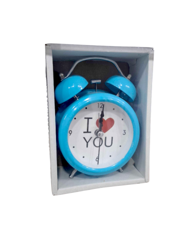 Επιτραπέζιο ρολόι - Ξυπνητήρι - 3301-13 - 330147 - Blue