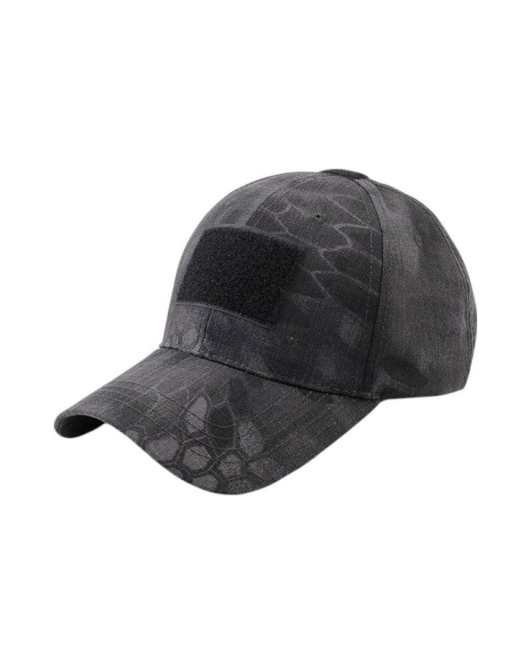 Ανδρικό καπέλο jockey στρατιωτικού τύπου - M02 - 270607 - Grey/Black