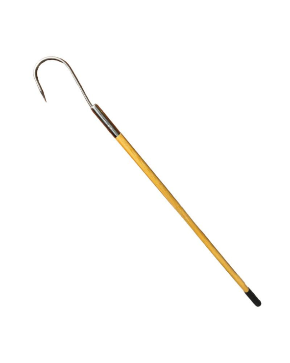 Γάντζος ψαρέματος αλουμινίου με ξύλινη λαβή - Gaff - 60cm