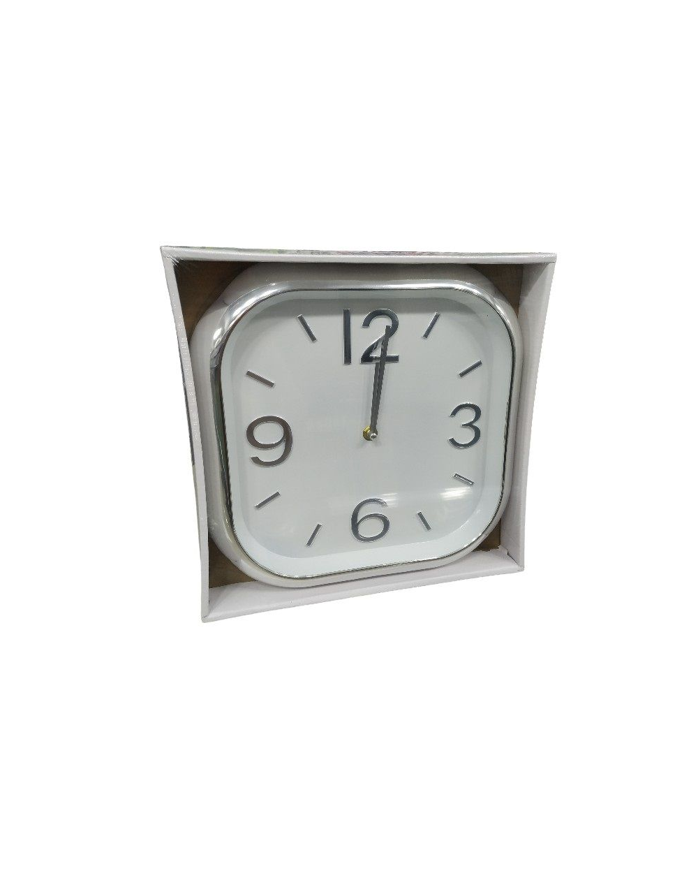 Ρολόι τοίχου - 736D - 120049 - White/Silver