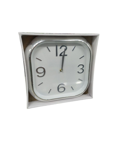 Ρολόι τοίχου - 736D - 120049 - White/Silver