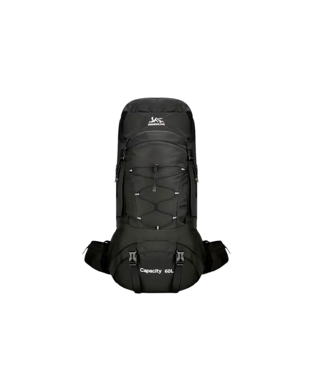 Σακίδιο πλάτης ορειβατικό - H2410 - 60L - 251609 - Black