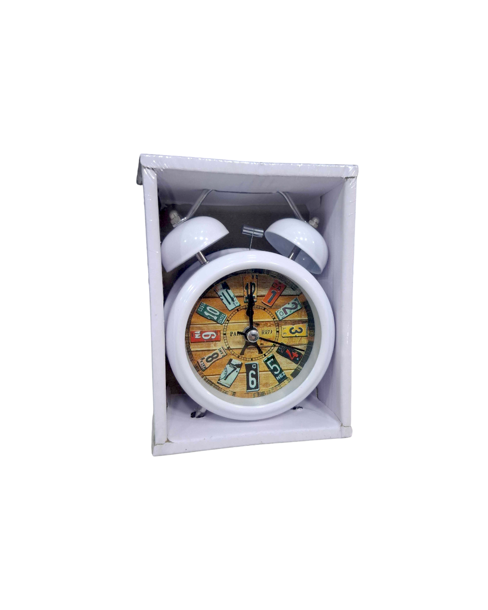 Επιτραπέζιο ρολόι - Ξυπνητήρι - 3301-8 - 330188 - White