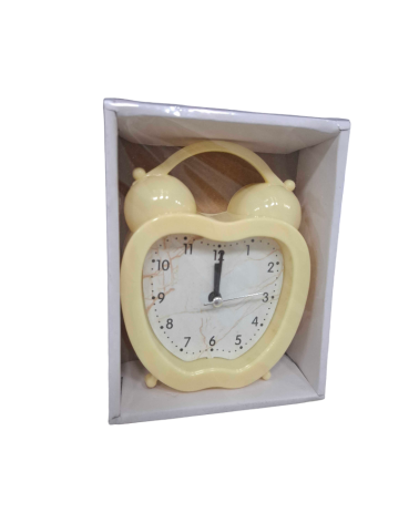 Επιτραπέζιο ρολόι – Ξυπνητήρι - 615D  - 906151 - Yellow