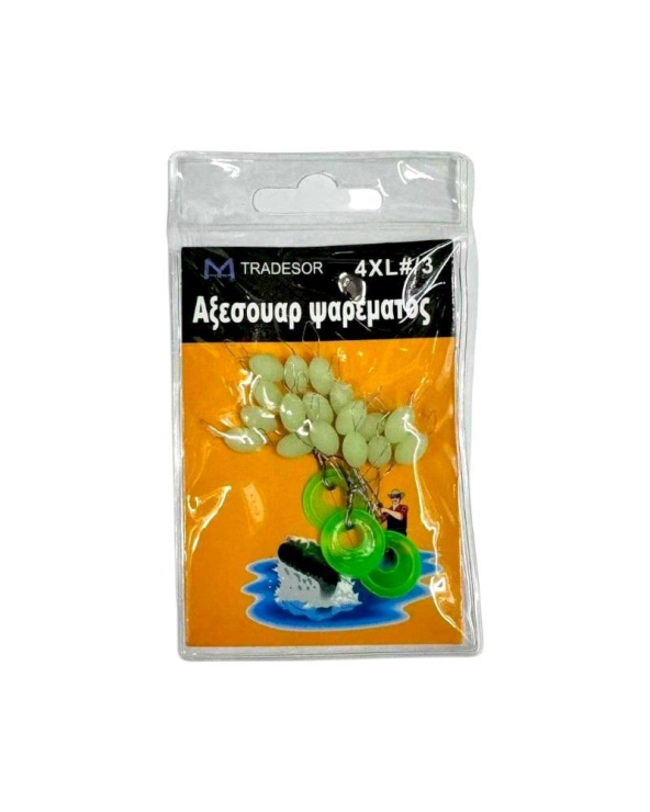 Στόπερ με φλοτέρ ανύψωσης πετονιάς φωσφορίζον - 4XL/3