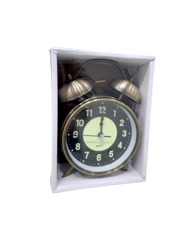 Επιτραπέζιο ρολόι - Ξυπνητήρι - 668-53 - 668533 - Bronze