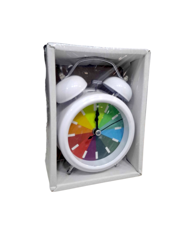 Επιτραπέζιο ρολόι - Ξυπνητήρι - 3301-5 - 330123 - White