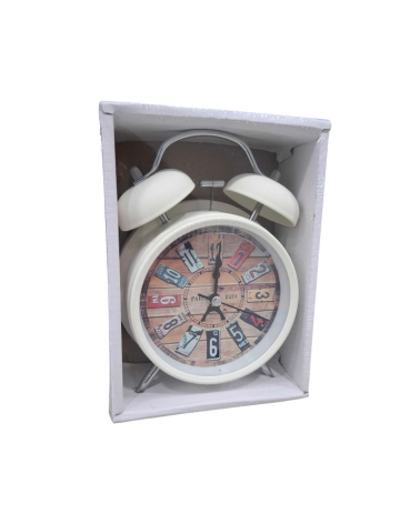 Επιτραπέζιο ρολόι - Ξυπνητήρι - 8806-2 - 880621 - Beige