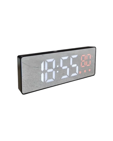 Ψηφιακό ρολόι – Ξυπνητήρι - 0715 - 907151 - Black/Silver