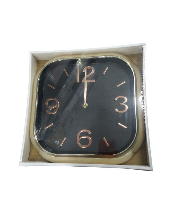 Ρολόι τοίχου - 736D - 120049 - Black/Gold