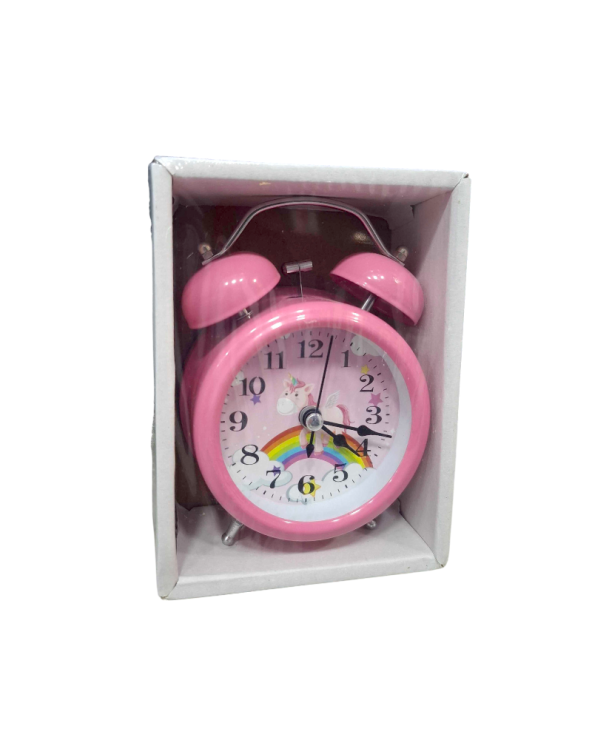 Επιτραπέζιο ρολόι - Ξυπνητήρι - 3301-6 - 330130 - Pink