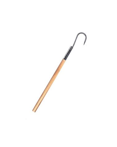 Γάντζος ψαρέματος αλουμινίου με ξύλινη λαβή - Gaff - 20cm