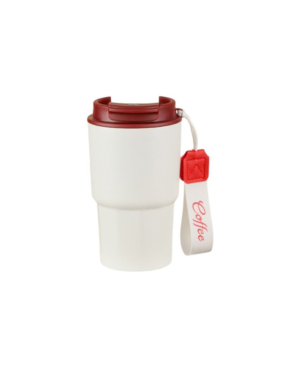 Φορητό παγούρι-θερμός με ψηφιακό θερμόμετρο - 500ml - 722382 - Red