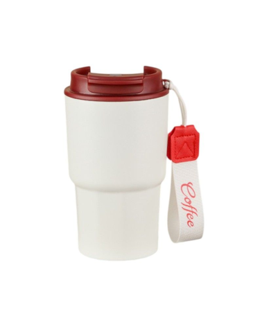 Φορητό παγούρι-θερμός με ψηφιακό θερμόμετρο - 500ml - 722382 - Red