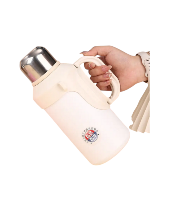 Φορητό παγούρι-θερμός με χειρολαβή - 1000ml - 219484 - White