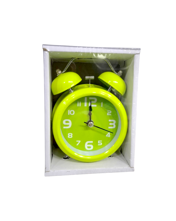 Επιτραπέζιο ρολόι - Ξυπνητήρι - 3301-9 - 330195 - Green