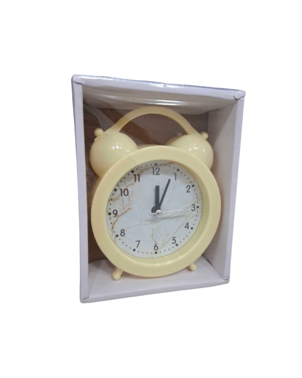 Επιτραπέζιο ρολόι – Ξυπνητήρι - 616D - 906168 - Yellow