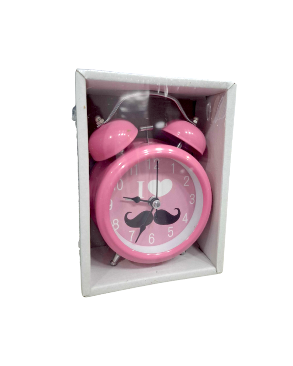Επιτραπέζιο ρολόι - Ξυπνητήρι - 3301-3 - 330109 - Pink