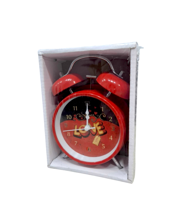 Επιτραπέζιο ρολόι - Ξυπνητήρι - 8806-5 - 880652 - Red/Black