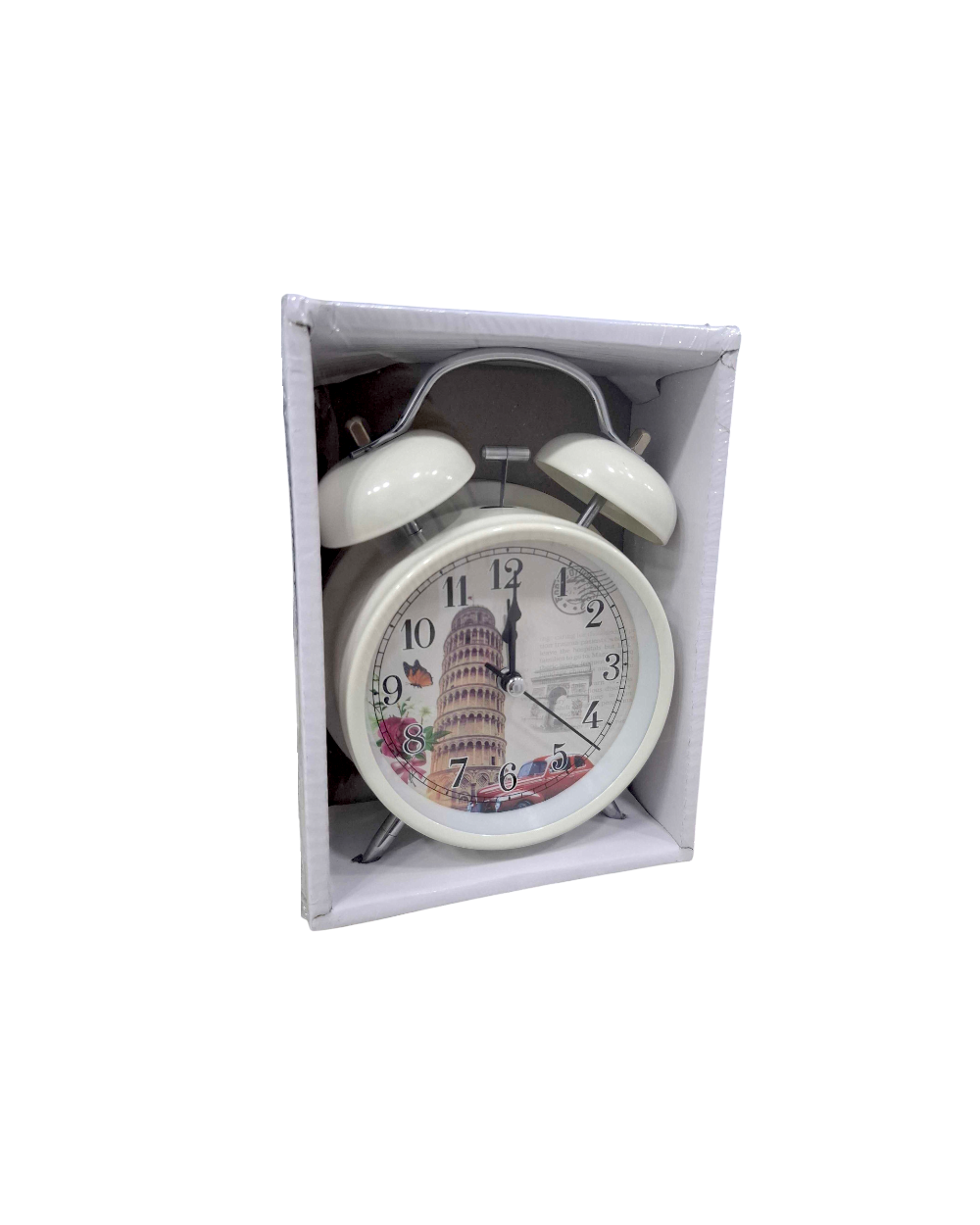 Επιτραπέζιο ρολόι - Ξυπνητήρι - 8806T-6 - 880669 - White